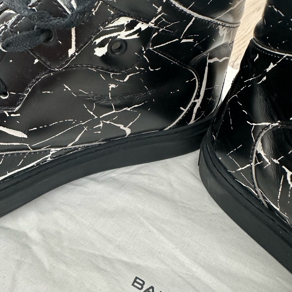 Balenciaga Black Leather Footwear mens - Picture 5 of 6